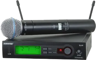 Shure SLX4 / Beta 58